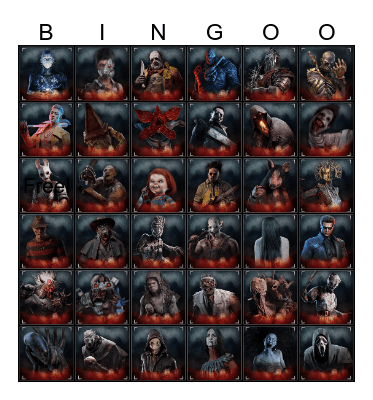 Killer Bingo Card