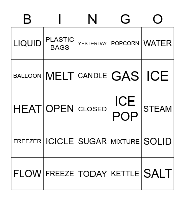 4th form - Miss Cami Bingo Card
