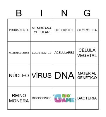 Bingo - Citologia Bingo Card