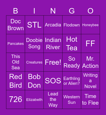 Round 3! Bingo Card