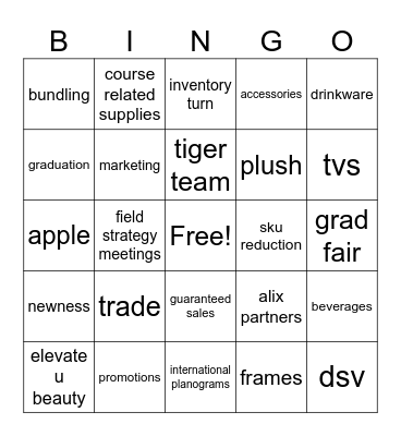 Hardline Bingo Card