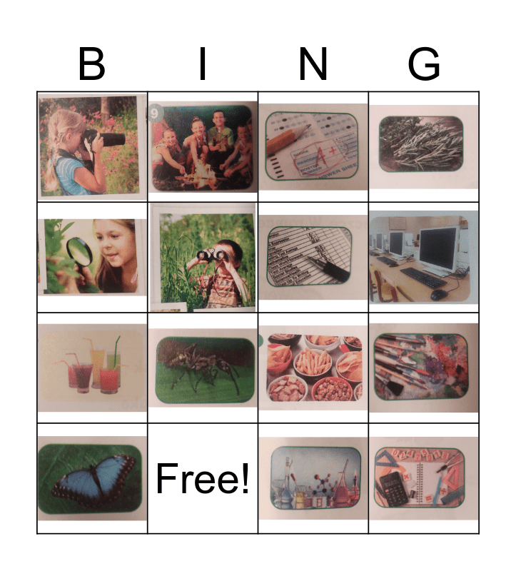 Unit 8 Bingo Card