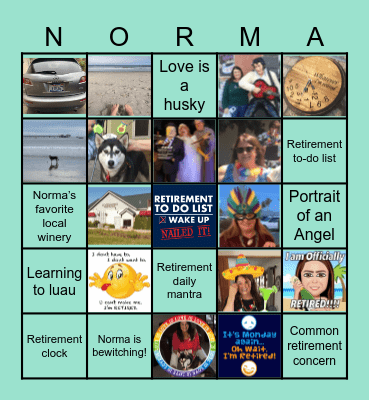 Officially retired - bingo! Bingo Card