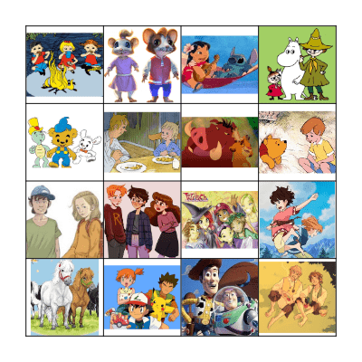 Vänner & hemligheter Bingo Card