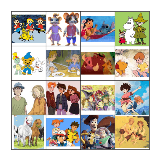 Vänner & hemligheter Bingo Card