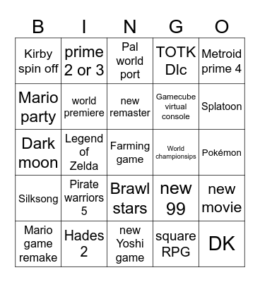 Direct bingo Card