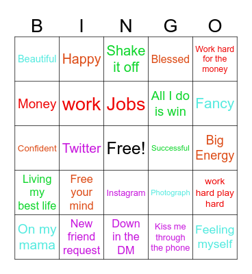 Success Bingo Card