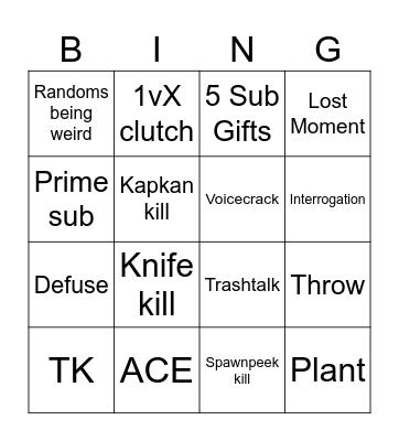 NEW SEASON BINGO Card