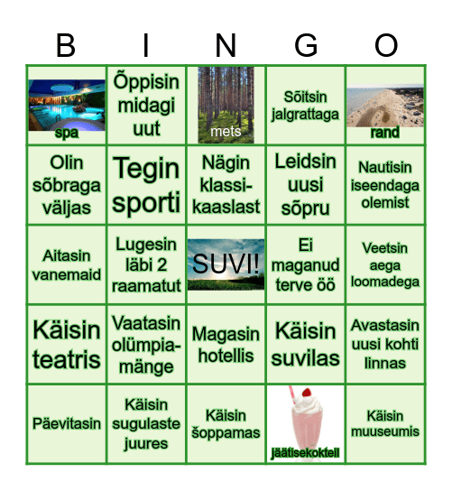 SUVEBINGO Card