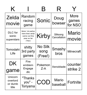 Direct Bingo June 2024 Bingo Card