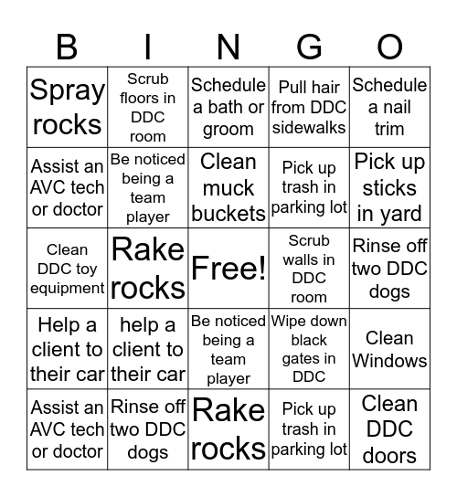Ashley's Bingo Card Bingo Card