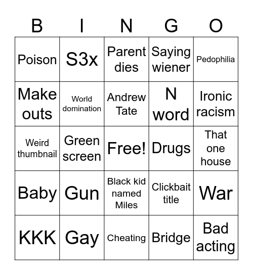 Tomorrows teachings Bingo Card