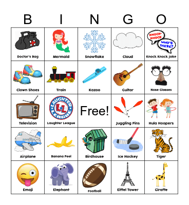 Clown Bingo 2024 Bingo Card