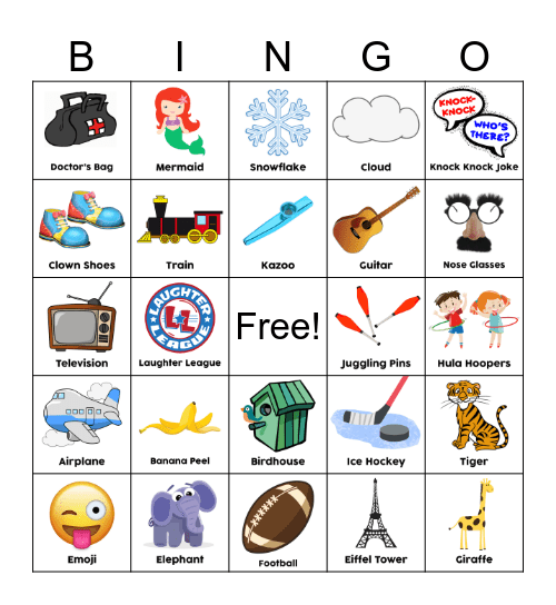 Clown Bingo 2024 Bingo Card