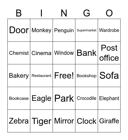 Starter 2 7-9 Bingo Card