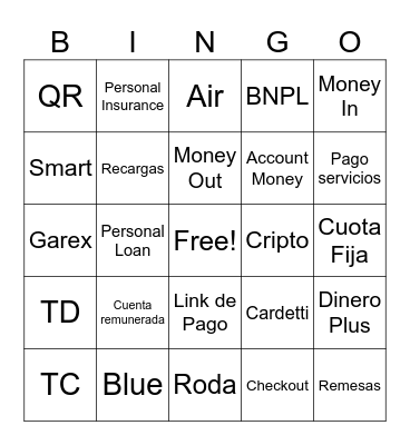 Mercado Pago Bingo Card