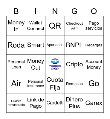 Mercado Pago - Comité de Clima Bingo Card