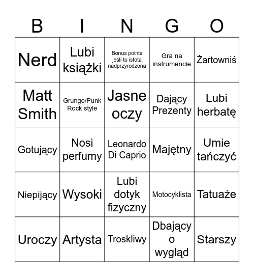 Vivi Ideał Bingo Card