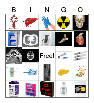 CAT SCAN BINGO Card