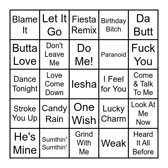 VIBE BINGO Card