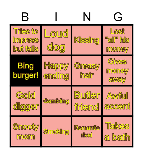 Bing Bingo Card