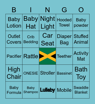 BABY UTER BINGO Card