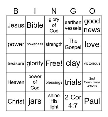 Kidventure 2024 Bingo Card