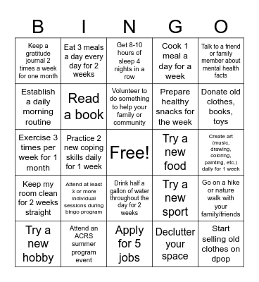 Magic Bingo Card
