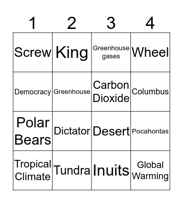 Culture Day Bingo! Bingo Card