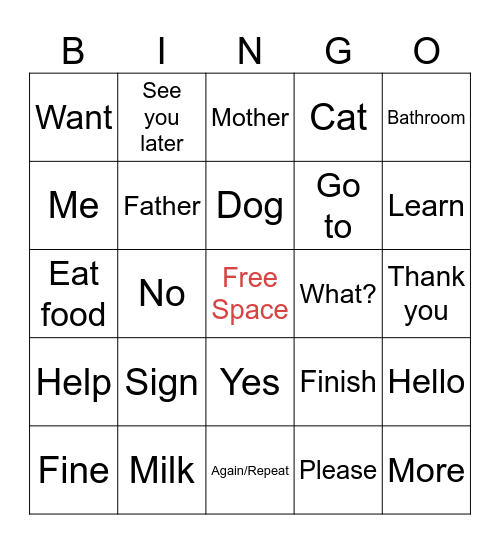 ALS Bingo Card