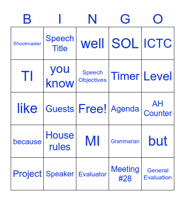 Symphony of Voyage Bingo Card