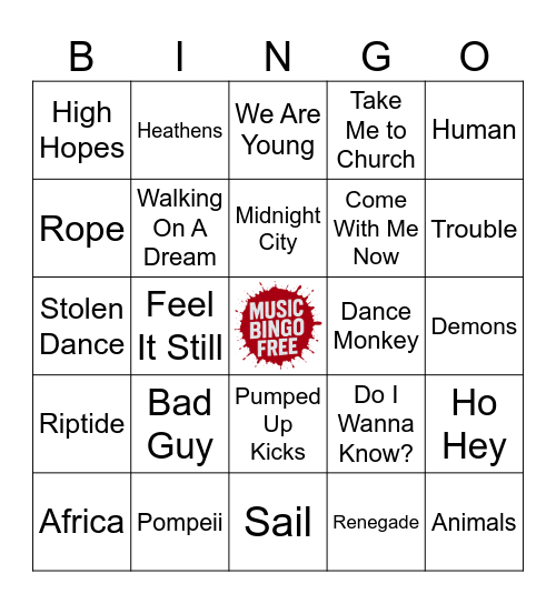 2010's Alternative Bingo Card