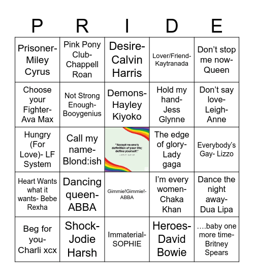 So Nice, We did it Twice Bingo Card