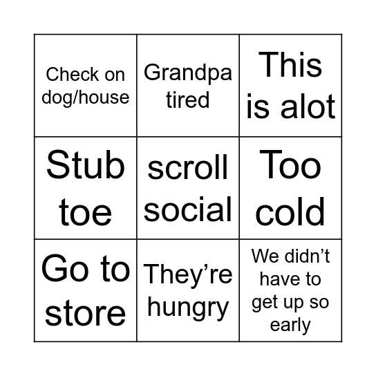 Bingo de renee Bingo Card