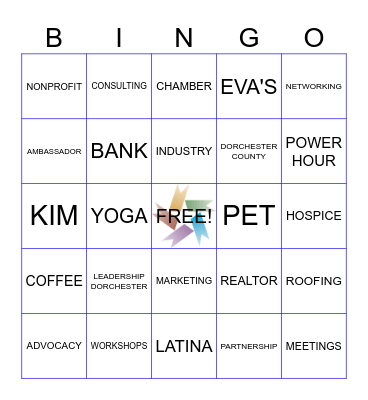 CHAMBER BINGO Card