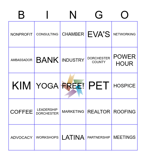 CHAMBER BINGO Card