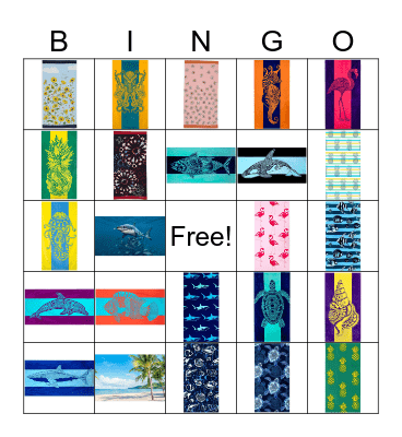 Beach Blanket Bingo Card