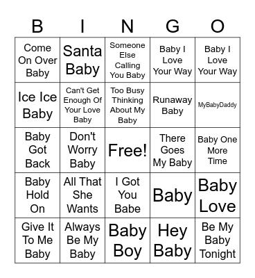 Baby in Bloom - Baby Maricruz! Bingo Card