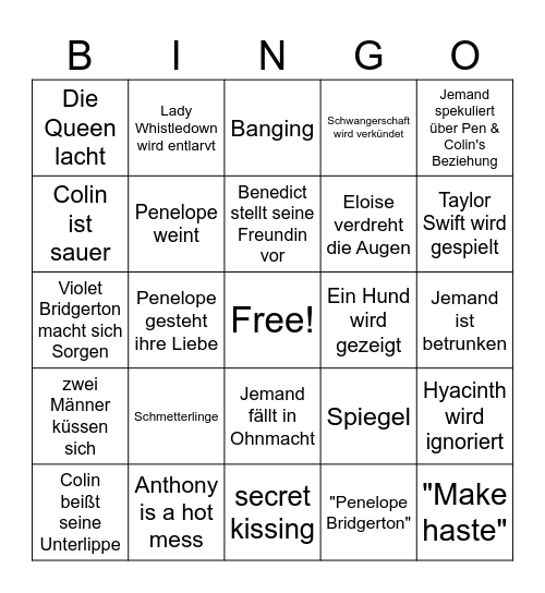 Bridgerbingo Card