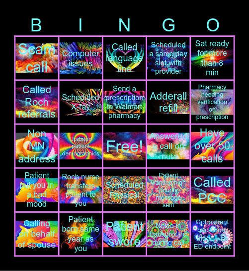 Bingo 6/14/2024 Bingo Card