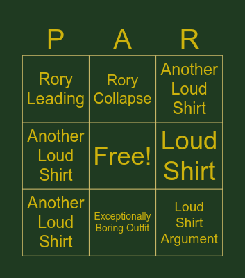 US Open 2024 Bingo Card