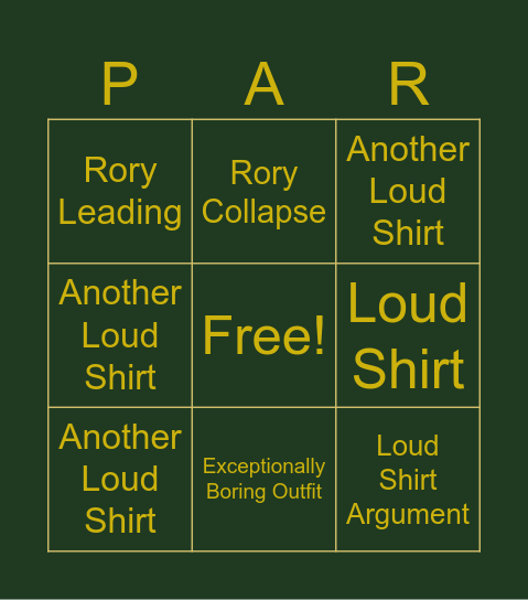 US Open 2024 Bingo Card