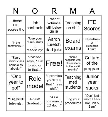 Step Up! To Bingo Card