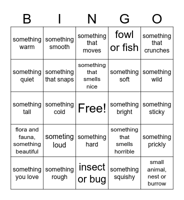 Wild Scotland Bingo Card