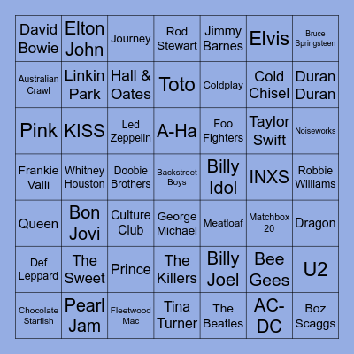 Lisa's 60th Birthday Bingo Card