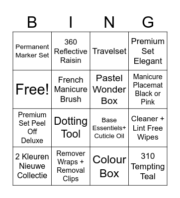Laura Bingo Card
