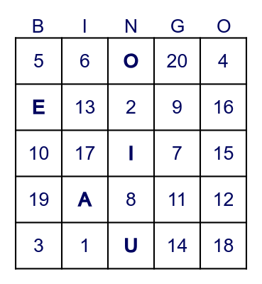 HOUSEKEEPING TMAW FUN Bingo Card