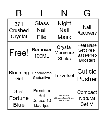Emma Bingo Card