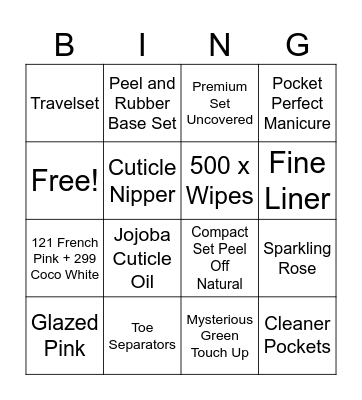 Ashanti Bingo Card
