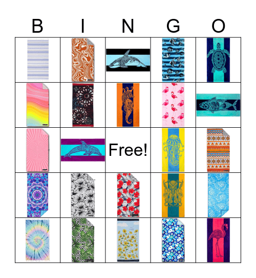 Beach Blanket Bingo Card